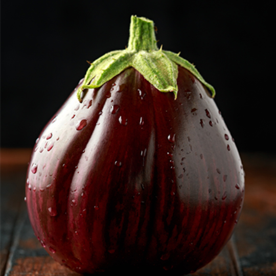 Eggplant 'Black Beauty' (Solanum melongena)