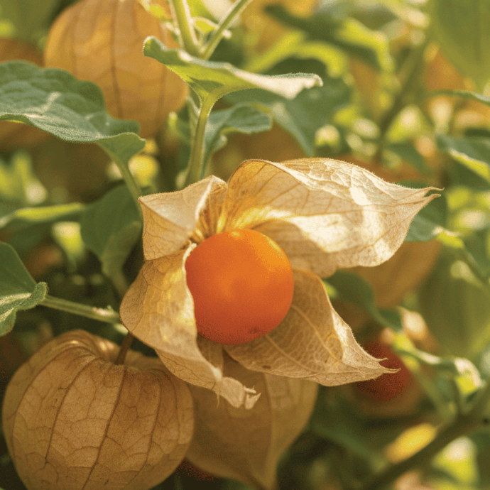 Goldie ground cherry (Physalis pruinosa)